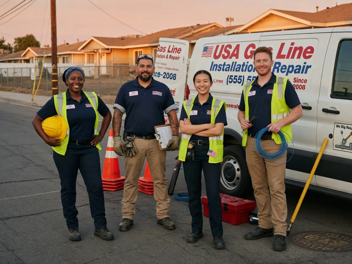 Gas Line Installation company in Scotland, TX